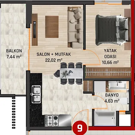 Appartamento Modern 1br Near Alacati-loca Twin *